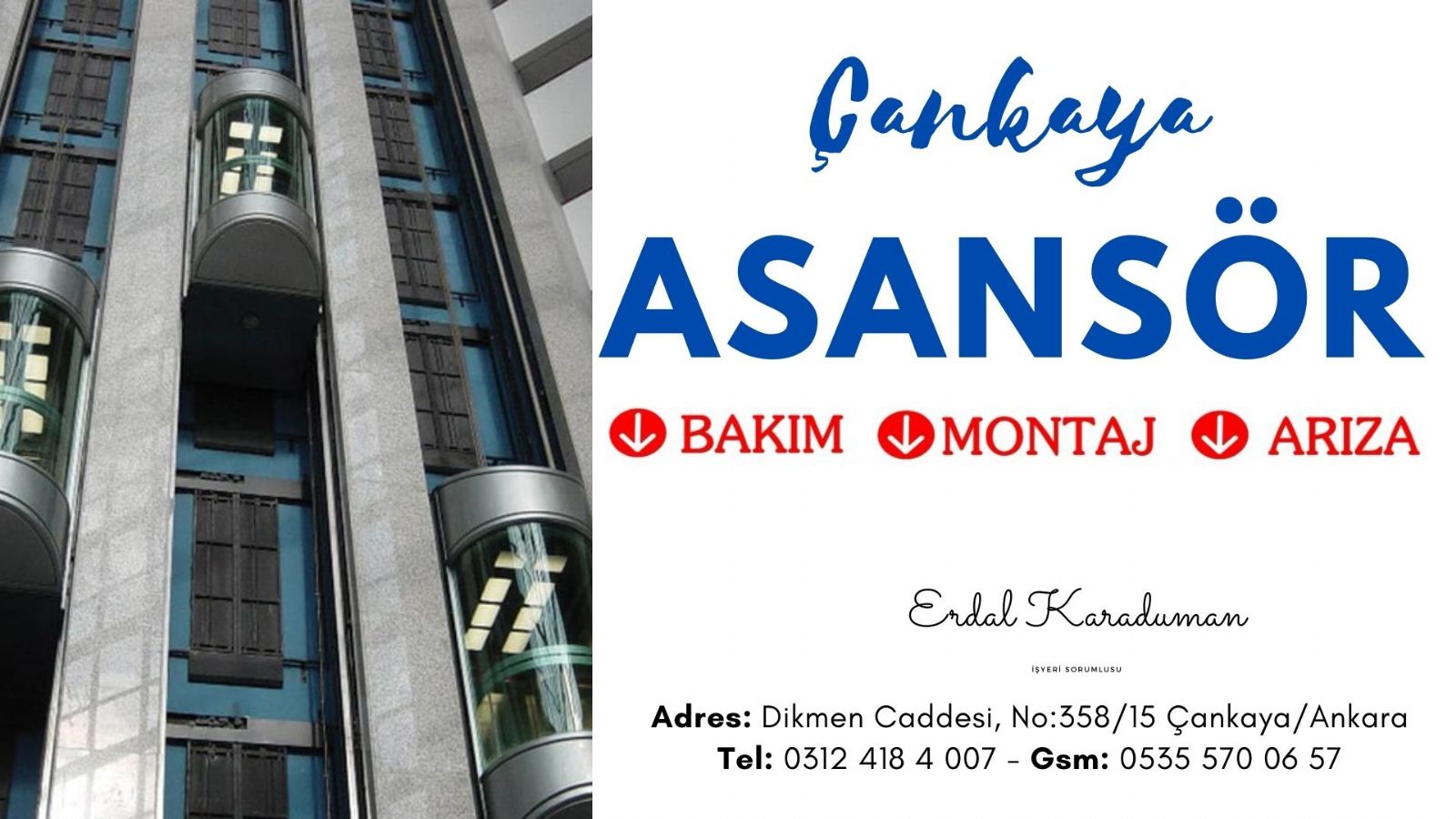 Çankaya Asansör Montaj Firmaları