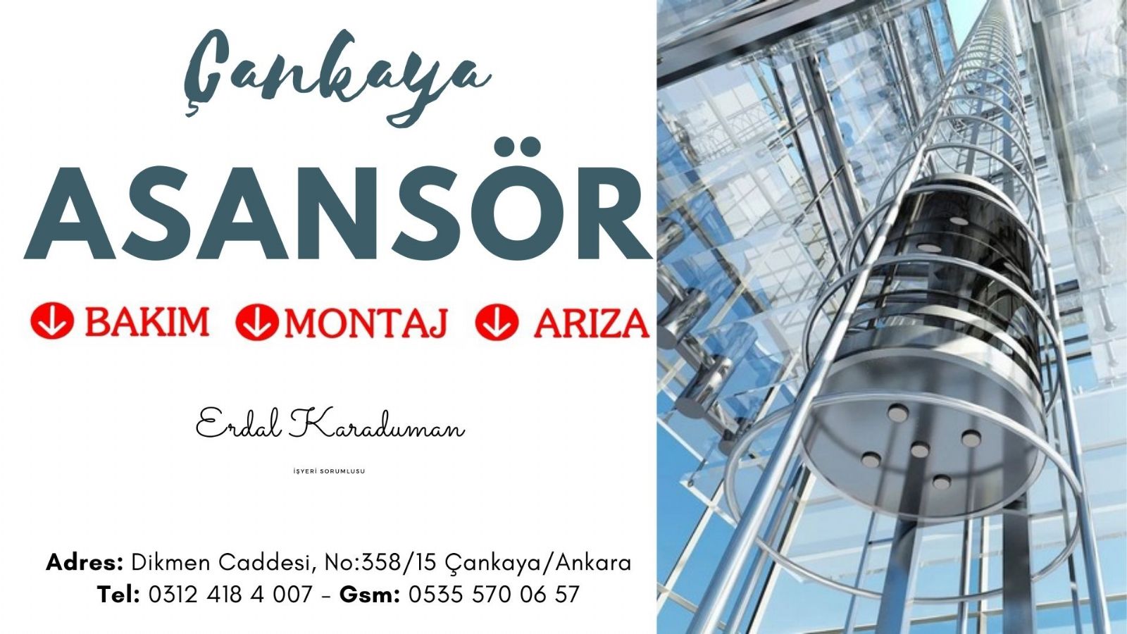 Çankaya Asansör Revizyon Servisi